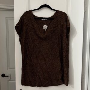 Cato Brown Cowl Neck Sweater